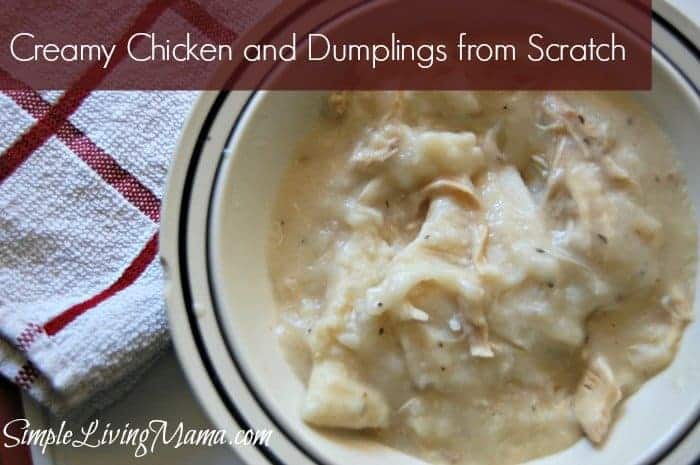 Creamy Chicken and Dumplings