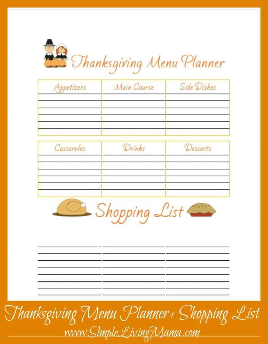 thanksgiving-dinner-meal-plan-and-shopping-list