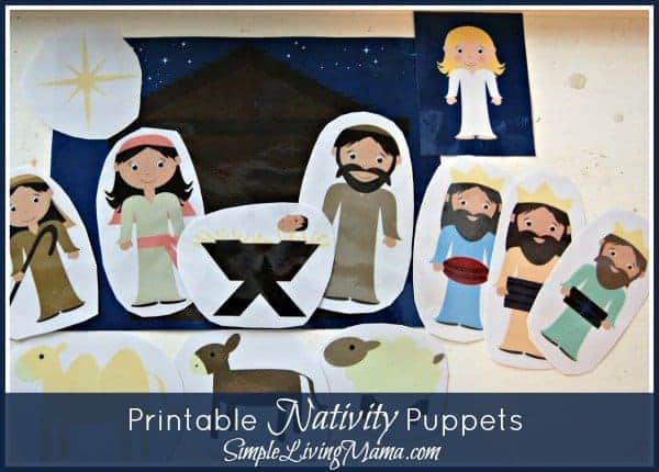 printable nativity puppets