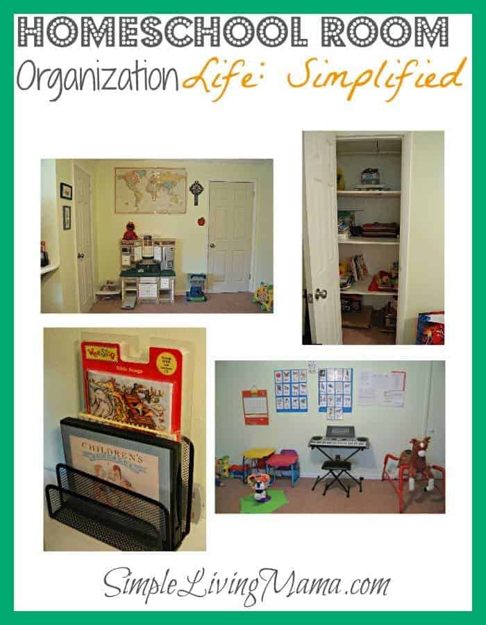 Homeschool Room Organization