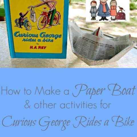 Image for How To Make a Paper Boat - Curious George Rides a Bike