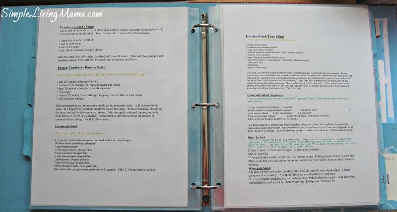 Family Recipes Personalized Recipe Book- 3 Ring