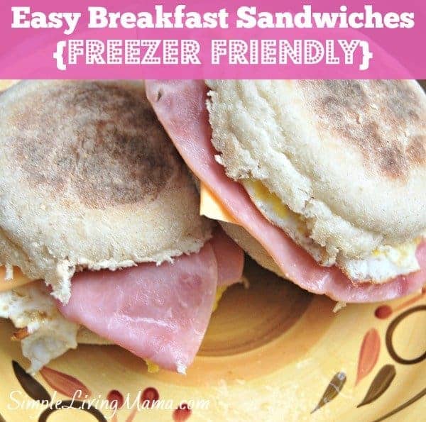 Easy Freezer Breakfast Sandwiches