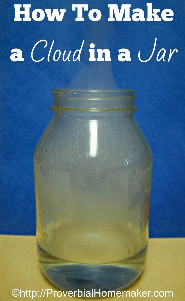 How To Make a Cloud in a Jar - Simple Living Mama