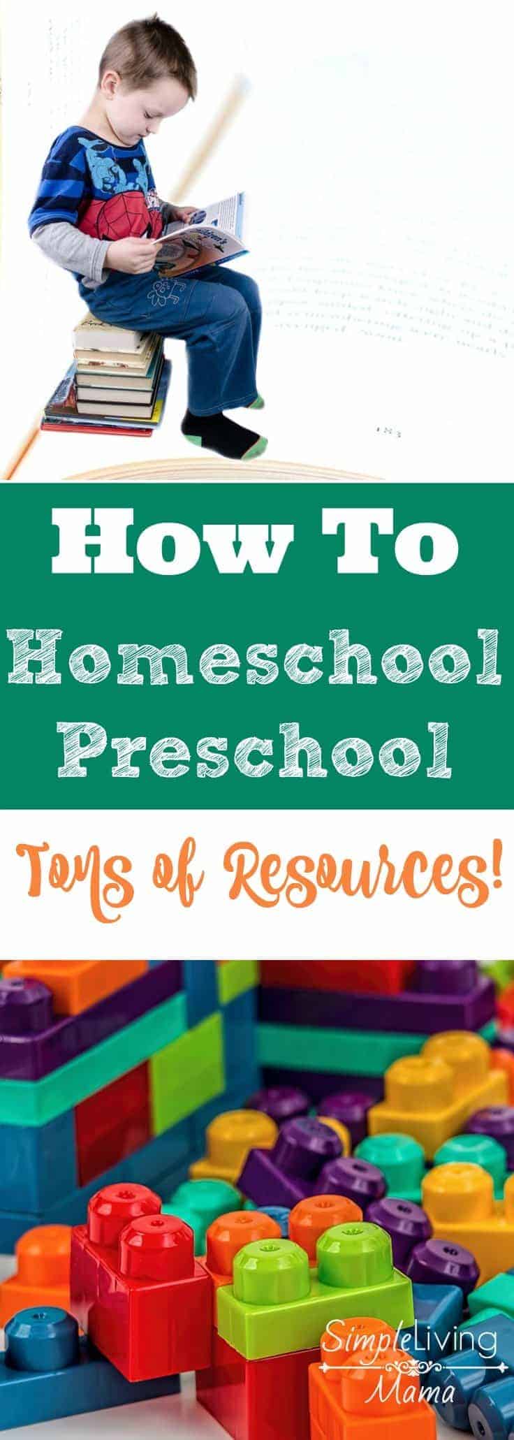 Are you thinking about homeschooling your preschooler? Here you will find tons and tons of resources to help you teach your preschooler at home!