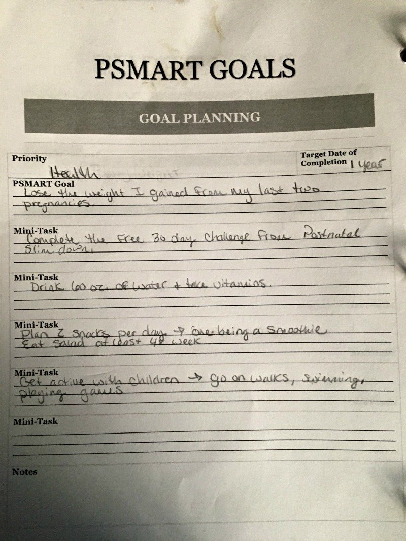 PSMART goals