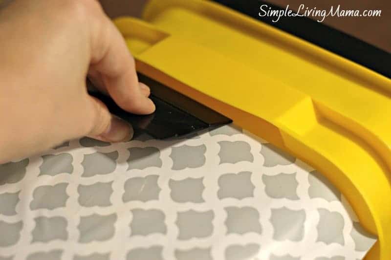 smoothing the paper