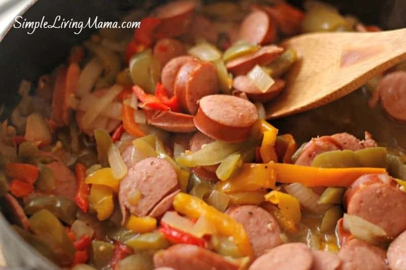 Sausage And Peppers Skillet Recipe Simple Living Mama   Sausage And Peppers Skillet 