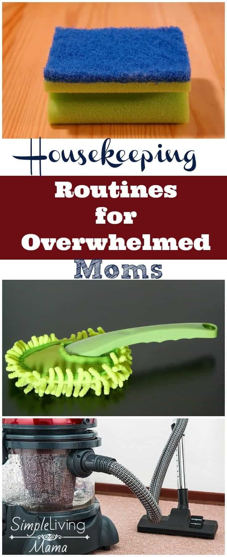 Need a hand getting on top of the houseworking? These housekeeping routines for overwhelmed moms will help you get control of your home!