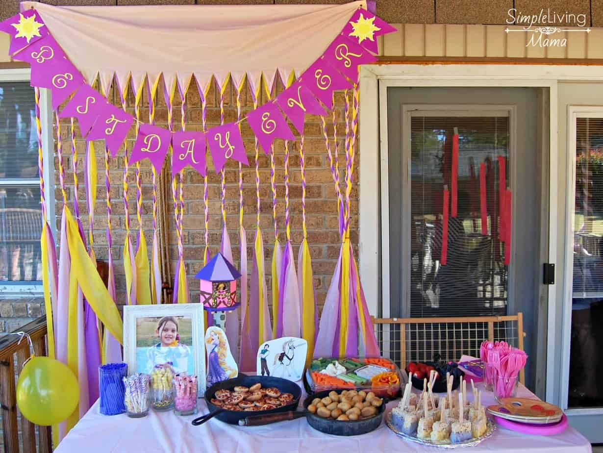 Rapunzel Birthday Party Ideas - Attempts At Domestication