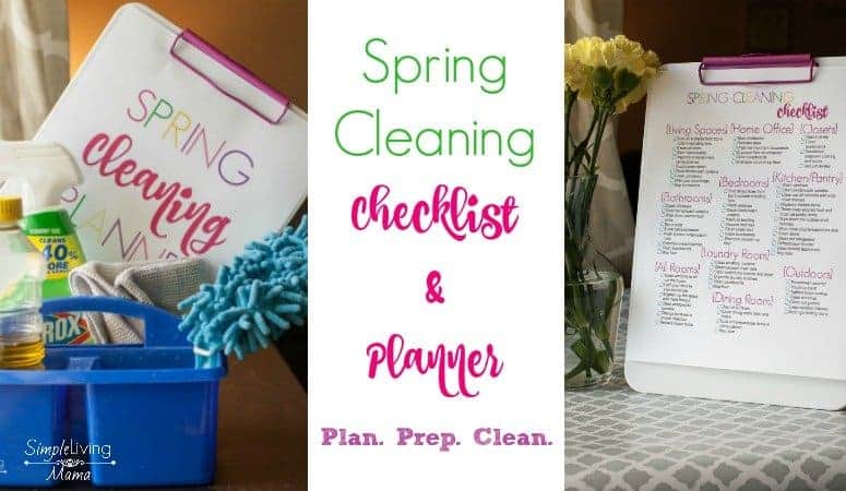 spring cleaning checklist