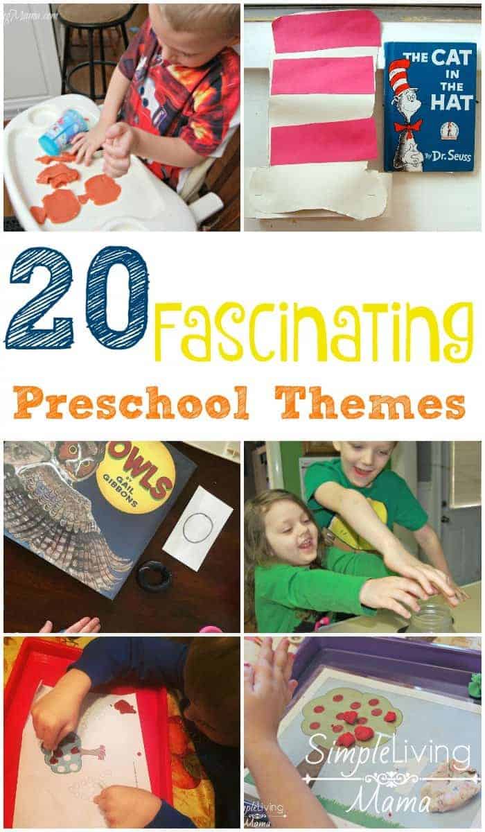 20 Fascinating preschool themes to help you plan an amazing preschool experience.