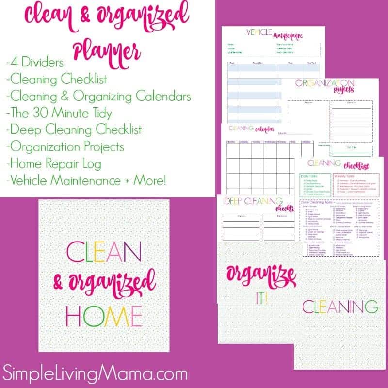 Cleaning Schedule Printable Simplify Your Cleaning Routine 