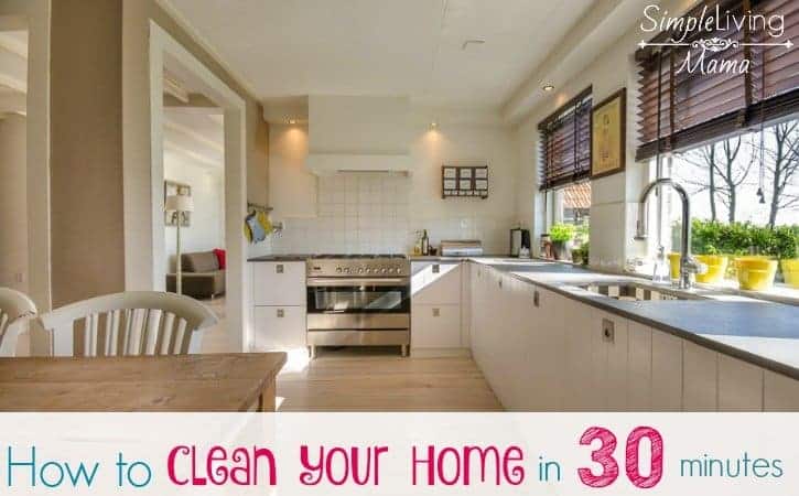 Clean Your Home in 30 Minutes with the 30 Minute Tidy