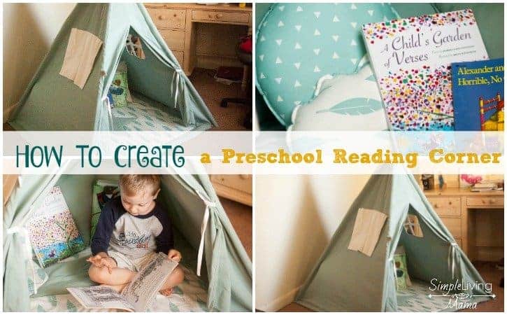 Teepee clearance reading corner