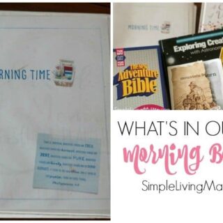 Take a look at our April morning basket.