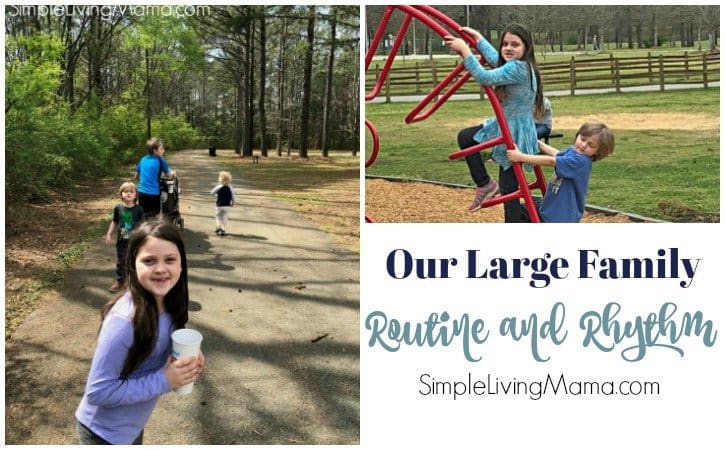 Our Large Family Routine and Rhythm