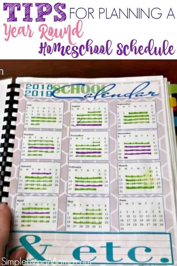 how-to-plan-a-year-round-homeschool-schedule-simple-living-mama