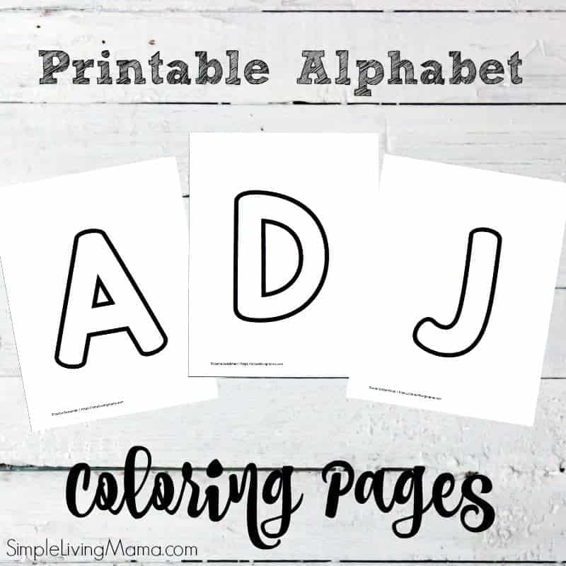 FREE! - Free Printable Alphabet Page Colouring