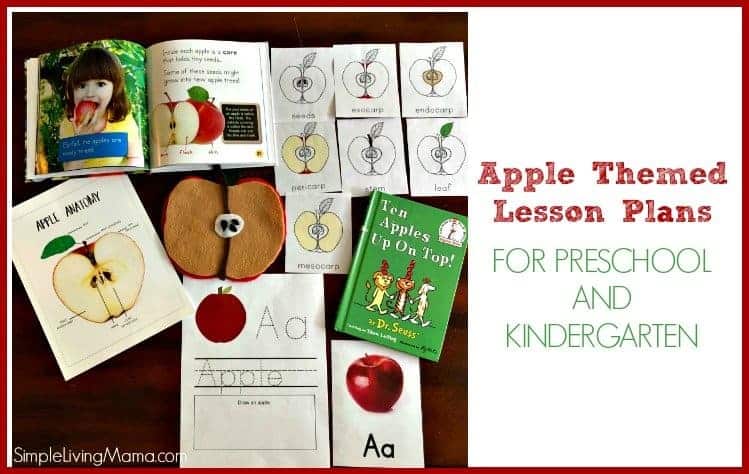 Apple Theme Lesson Plans for Preschool and Kindergarten