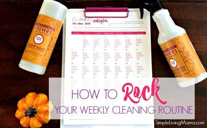 How To Rock Your Weekly Cleaning Routine
