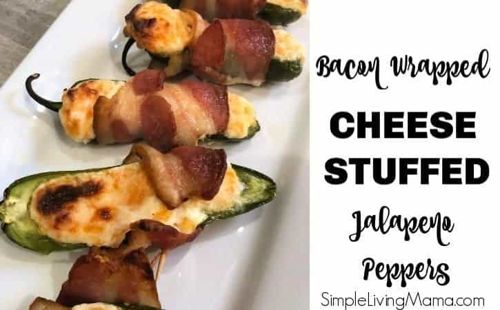 Bacon Wrapped Cheese Stuffed Jalapenos