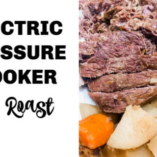 Electric pressure cooker pot roast