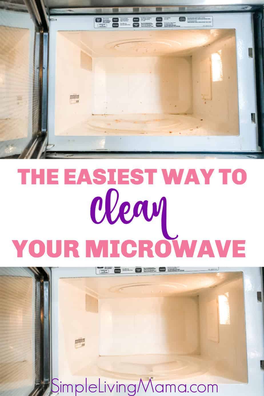 Learn the easiest way to clean your microwave, plus a few other solutions.