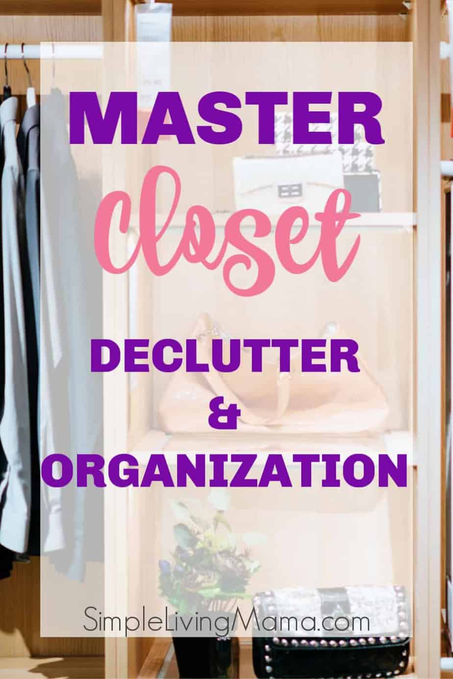 declutter closet
