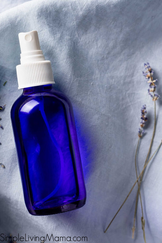 This DIY linen spray with rubbing alcohol also includes essential oils to leave fabrics refreshed.