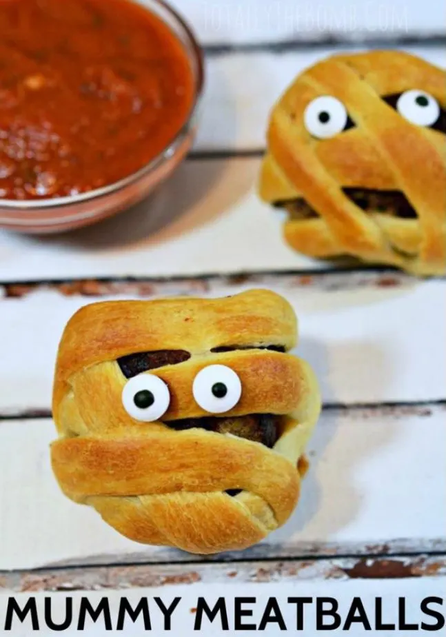 Mummy meatballs