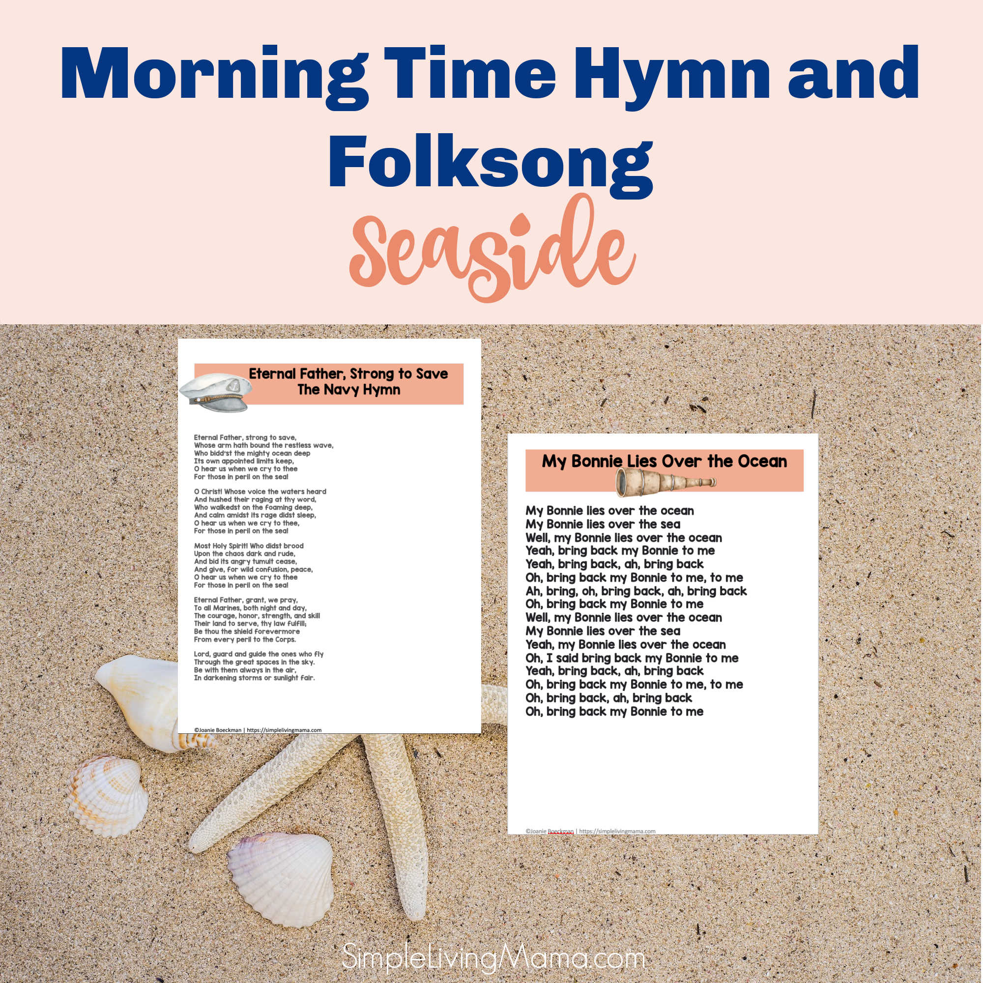 Morning Time Menu Printables - Seaside - Image 4