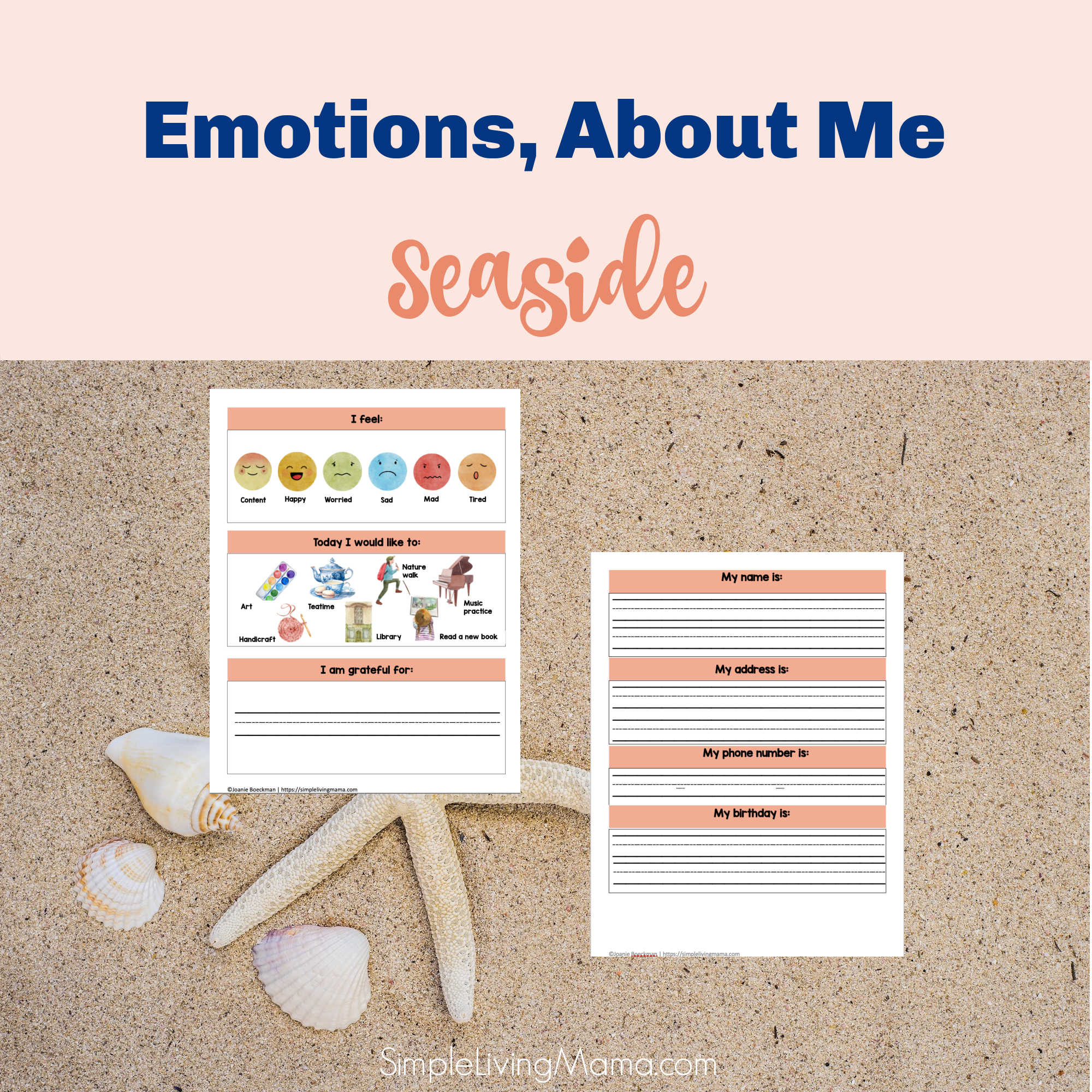 Morning Time Menu Printables - Seaside - Image 6