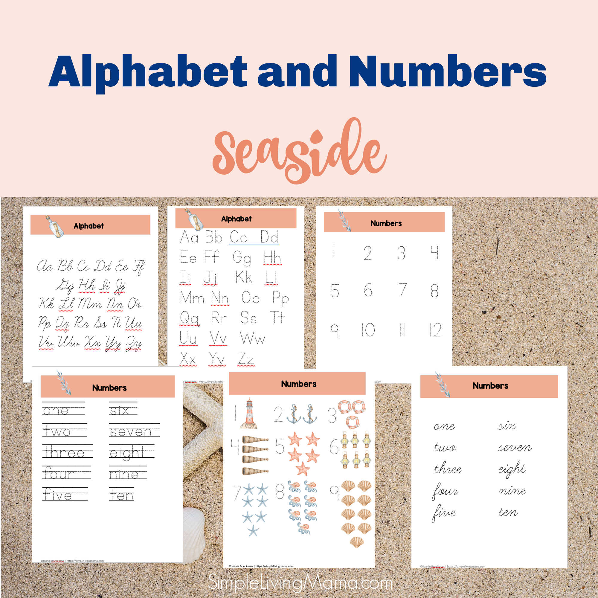 Morning Time Menu Printables - Seaside - Image 8
