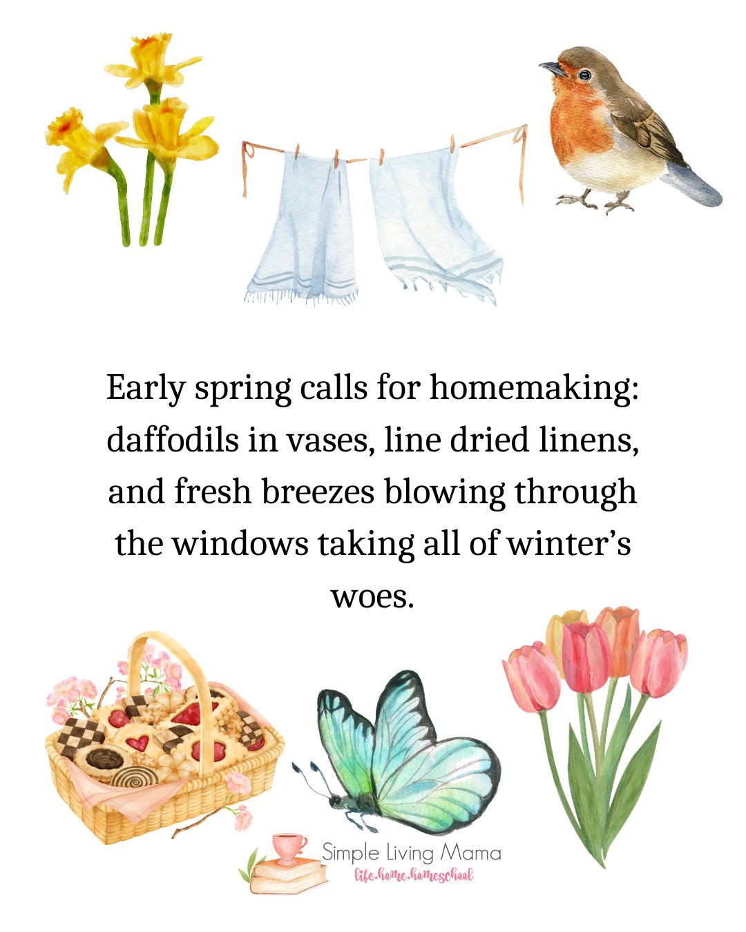 Lovely spring homemaking